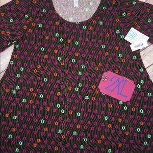 NWT LuLaRoe Perfect T 2XLarge Floral Print
